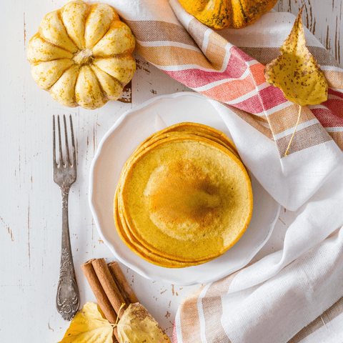 Pancake di zucca ricetta senza zucchero leggera