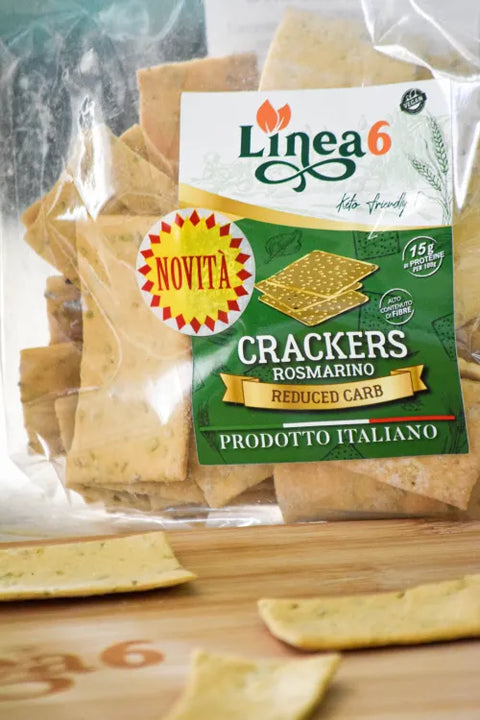 Crackers al rosmarino low carb - Linea6