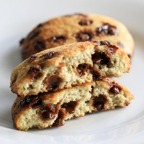 Cookies con gocce di cioccolato light 