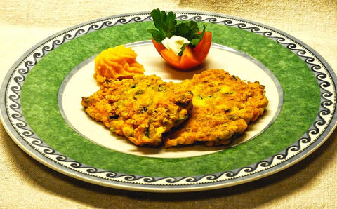 Frittelle di verdura senza glutine e lattosio | Pinkfoodshop