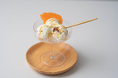 Gelato di banana e noci Pecan | Pinkfoodshop