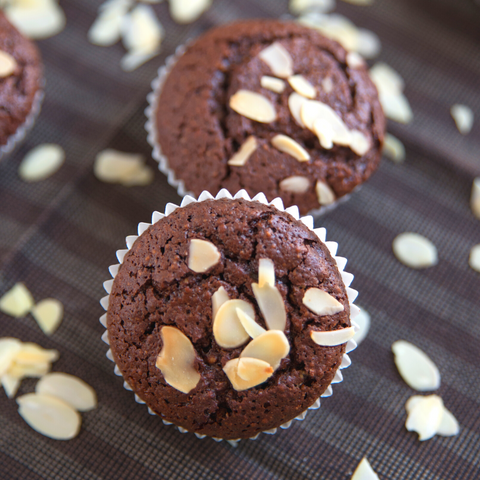 Muffin al cioccolato low carb e senza zucchero