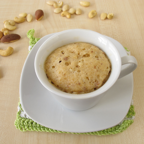 Mug cake al burro di arachidi 