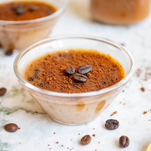 Panna cotta keto al caffè 