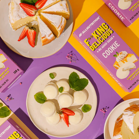 Fitking Delicious Cookie cheesecake low sugar - All Nutrition