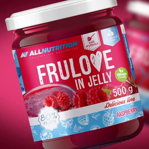 Lamponi in gelatina vegan senza zucchero aggiunto Frulove All Nutrition