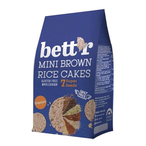 Mini gallette di riso integrale ai semi biologiche Bett’r