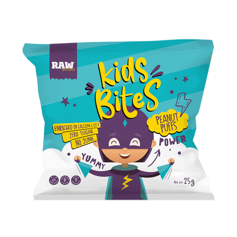 Kids Bites peanut puffs - Raw Bites