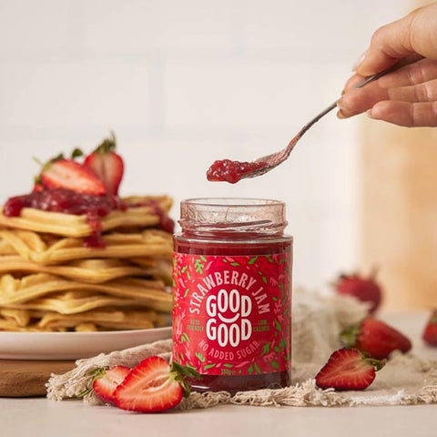 Marmellata di fragole senza zucchero aggiunto vegan Good Good