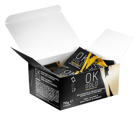 Dolcificante in bustine 72g - OK GOLD