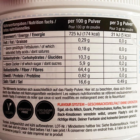 Aroma in polvere gusto cannella Flasty Flavor Powder valori - Blackline 2.0