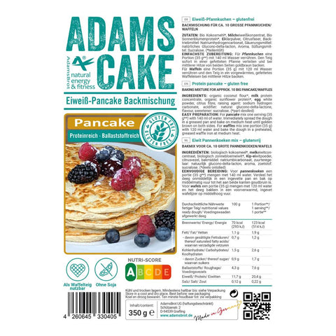 Preparato per pancake proteici low carb (BBD 10/06/22) - Adam's Brot