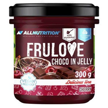 No added sugar Cherry Chocolate in jelly Frulove 