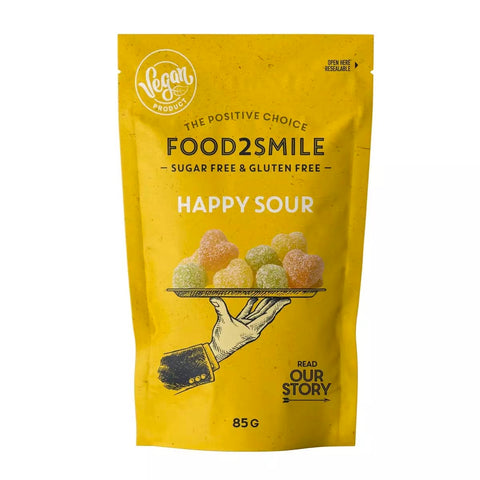 Happy Sour vegan gummy candies - Food2Smile