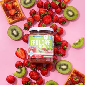 Kiwi e fragola in gelatina Frulove - All Nutrition