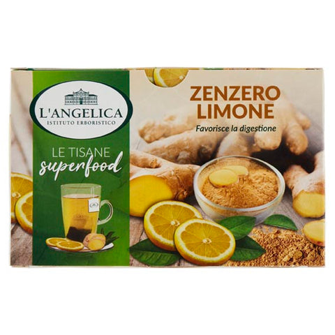Tisana superfood digestiva limone zenzero - L Angelica